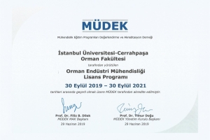 İstanbul Üniversitesi ve Karadeniz Teknik Üniversitesi MÜDEK tarafından akredite edildi