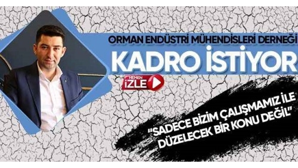 Kadro değil, hakkımızı istiyoruz